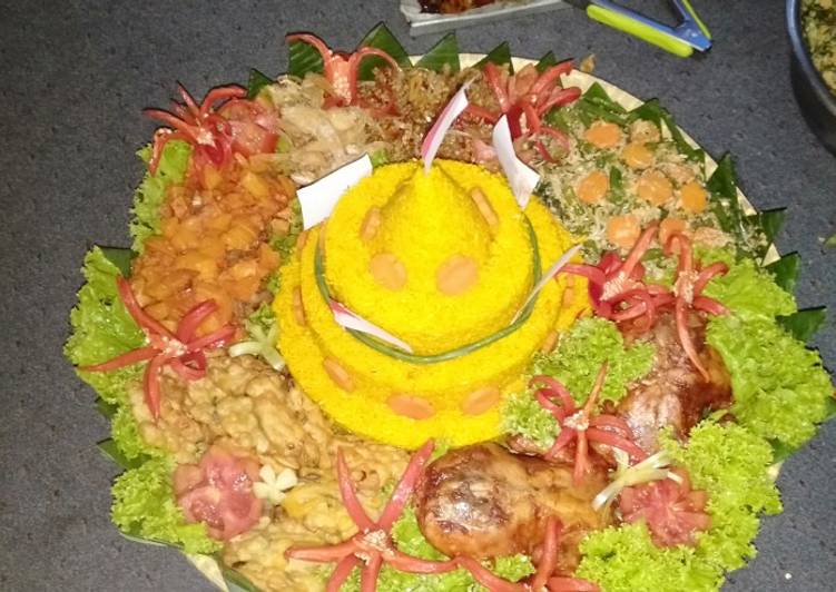 Nasi kuning rempah resep mamah