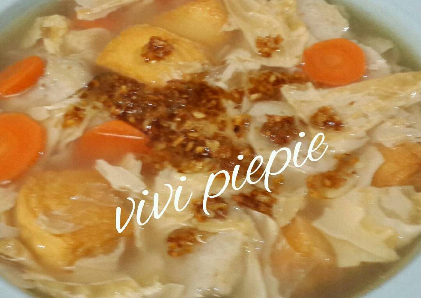 Sop Kembang Tahu (non halal)