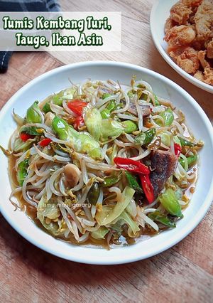Foto resep Tumis Kembang Turi, Tauge, Ikan Asin