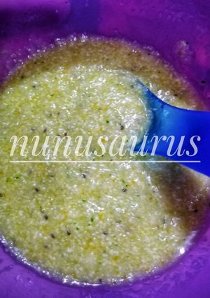 Foto resep Mpasi 6+. Bubur Telur Puyuh