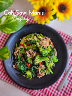 Foto resep Cah Sawi Manis Daging