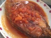 Hình ảnh của cá chẽm sốt cà