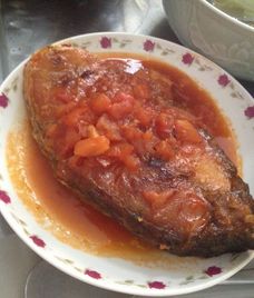 cá chẽm sốt cà