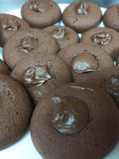 Una foto de Galletas de crema de cacao
