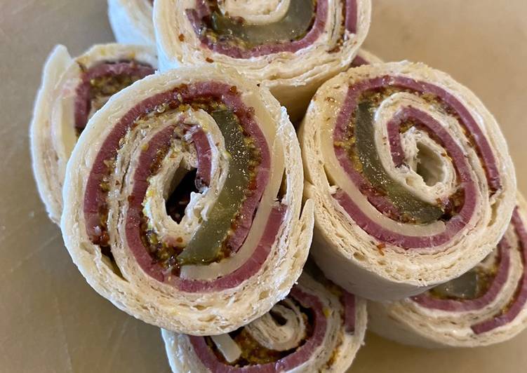 Recipe of Yummy Pastrami & Swiss Pinwheels