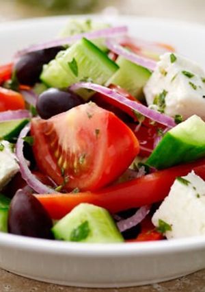 A picture of Authentic Greek Salad!.