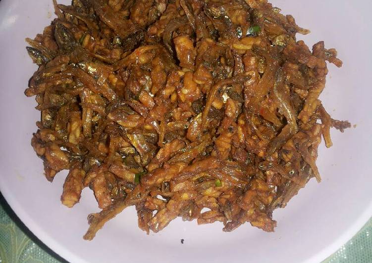 Orek tempe teri kering