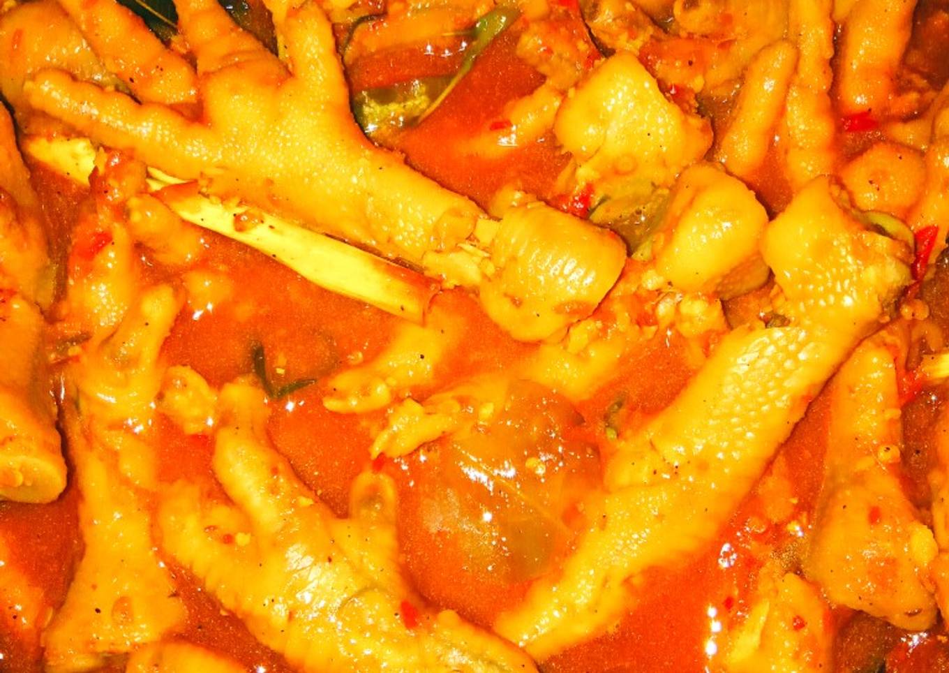 Ceker Masak Pedas