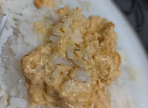 Una foto de Strogonoff de pollo pocos ingredientes