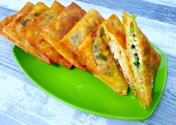 Ini dia! Bagaimana cara bikin Martabak Telur Kornet dijamin enak
