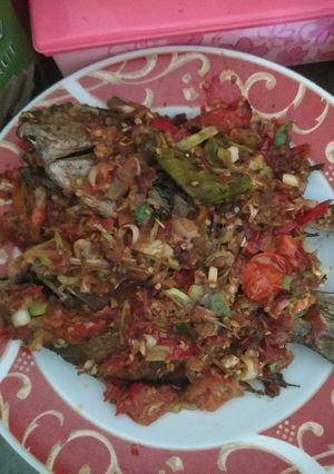 Foto resep Ikan Baronang rica rica daun sereh