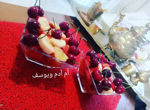 صورة لوصفة سلطة فواكه بالكرز 💚