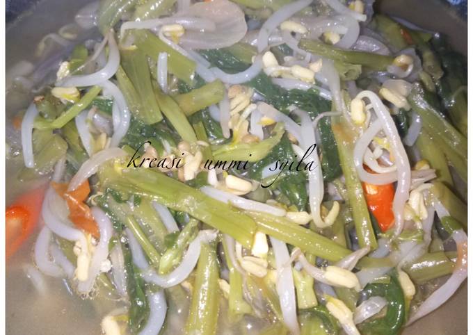 Panduan Masakan Resep Tumis kangkung toge berkuah π Panduan Masakan Resep Tumis kangkung toge berkuah π