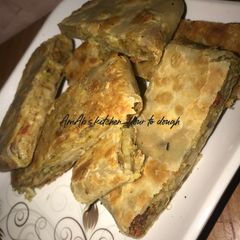 A picture of Vegetable Lined flour recipe.