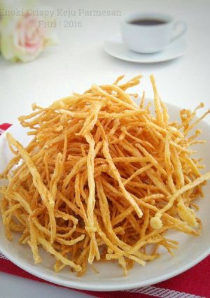 Foto resep Enoki Crispy Keju Parmesan