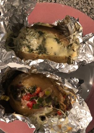 Una foto de Bomba de papa vegetariana