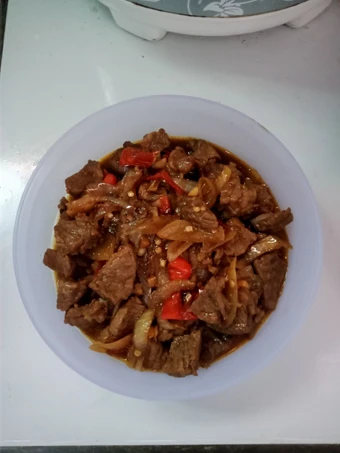 Cara Mudah Menyiapkan Resep Daging sapi teriyaki pedas yang Bisa Manjain Lidah