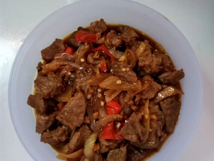 Cara Mudah Menyiapkan Resep Daging sapi teriyaki pedas yang Bisa Manjain Lidah