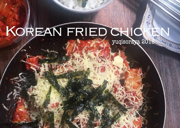 Resep Korean Fried Chicken Anti Gagal