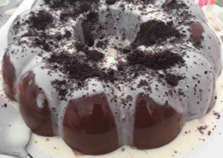 Resep Silky Puding Coklat with Fla yang Sempurna