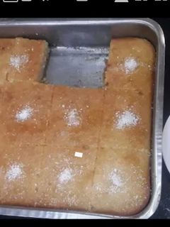 صورة لوصفة كيكة وبسبوسة السبع كاسات بطريقة سهلة وسريعة هتعجبكم 👌