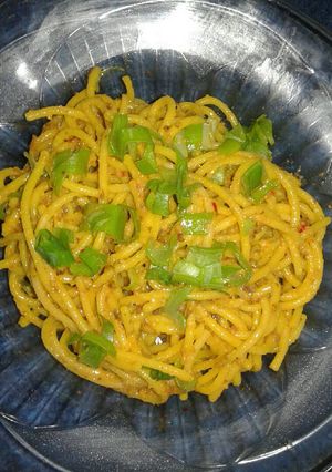 Foto resep Spaghetti Sambal Kacang