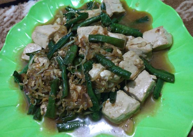 Tumis Tahu Toge Kacang Panjang