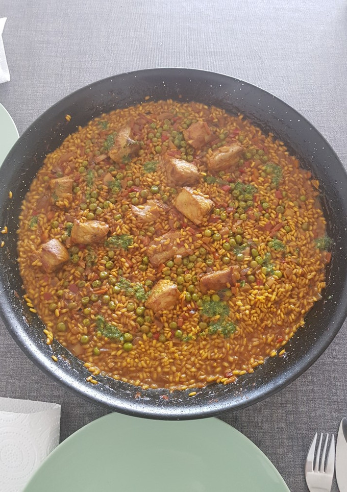 Una foto de Arroz de costilla y verduritas