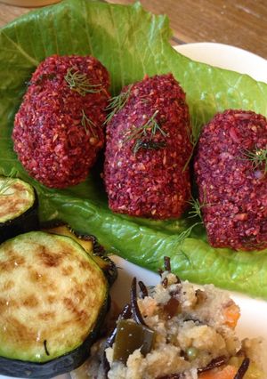 A picture of Red Beet Falafel.