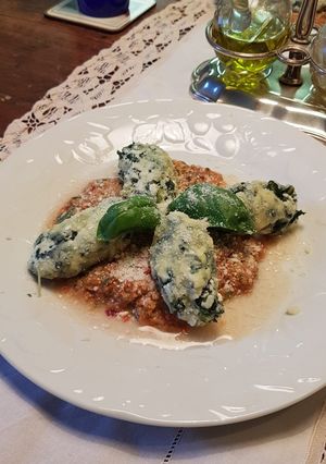 A picture of Gluten-Free Gnudi.