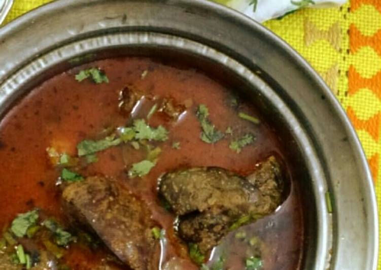 Recipe of Speedy Chicken kaleji with gravy