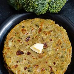 Broccoli & Paneer Paratha A picture of Broccoli & Paneer Paratha.