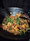 Balado kentang paru