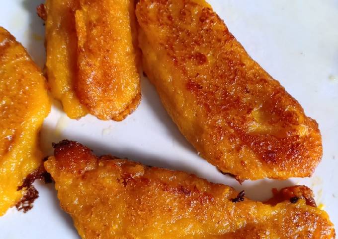 Ternyata begini lho! Resep termudah buat Stick Kabocha Keju - Baby Finger Food - Mpasi 8bulan  sedap