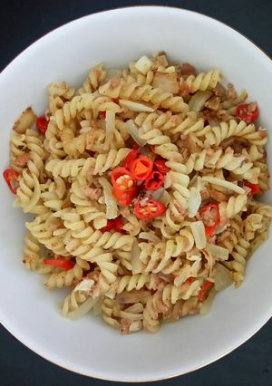 Foto resep Simple Chicken aglio olio