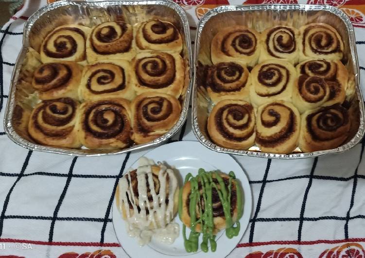 Cara Memasak Cinnamon roll Untuk Pemula