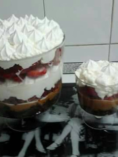Una foto de Copa brownie