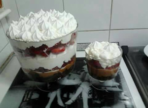 Una foto de Copa brownie
