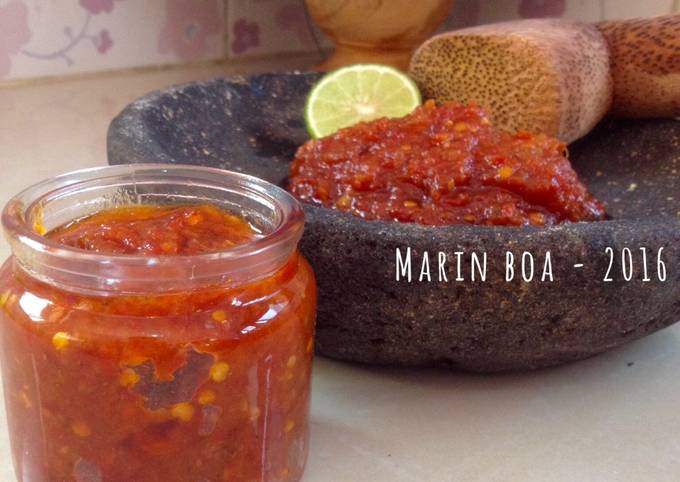 Resep Sambal Bajak Oleh Ninik Fn Dapur Kin S Cookpad