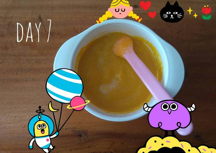 Bahan Mpasi 6 bulan "pure labu kuning" | Resep Bumbu Mpasi 6 bulan "pure labu kuning" Yang Menggugah Selera
