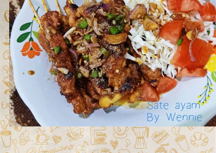 Langkah Mudah untuk Membuat Sate Ayam Riau, Sempurna