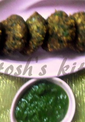 A picture of #simplytada....methi moong dal fritters..#winter#simplyTadks.