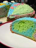 Pastel arcoíris facilísimo