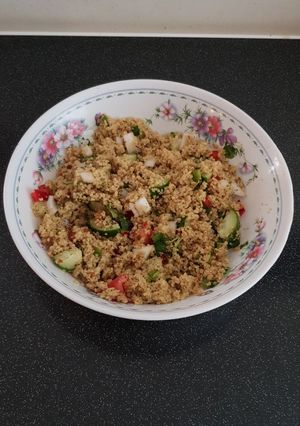 A picture of Spicy couscous salad.