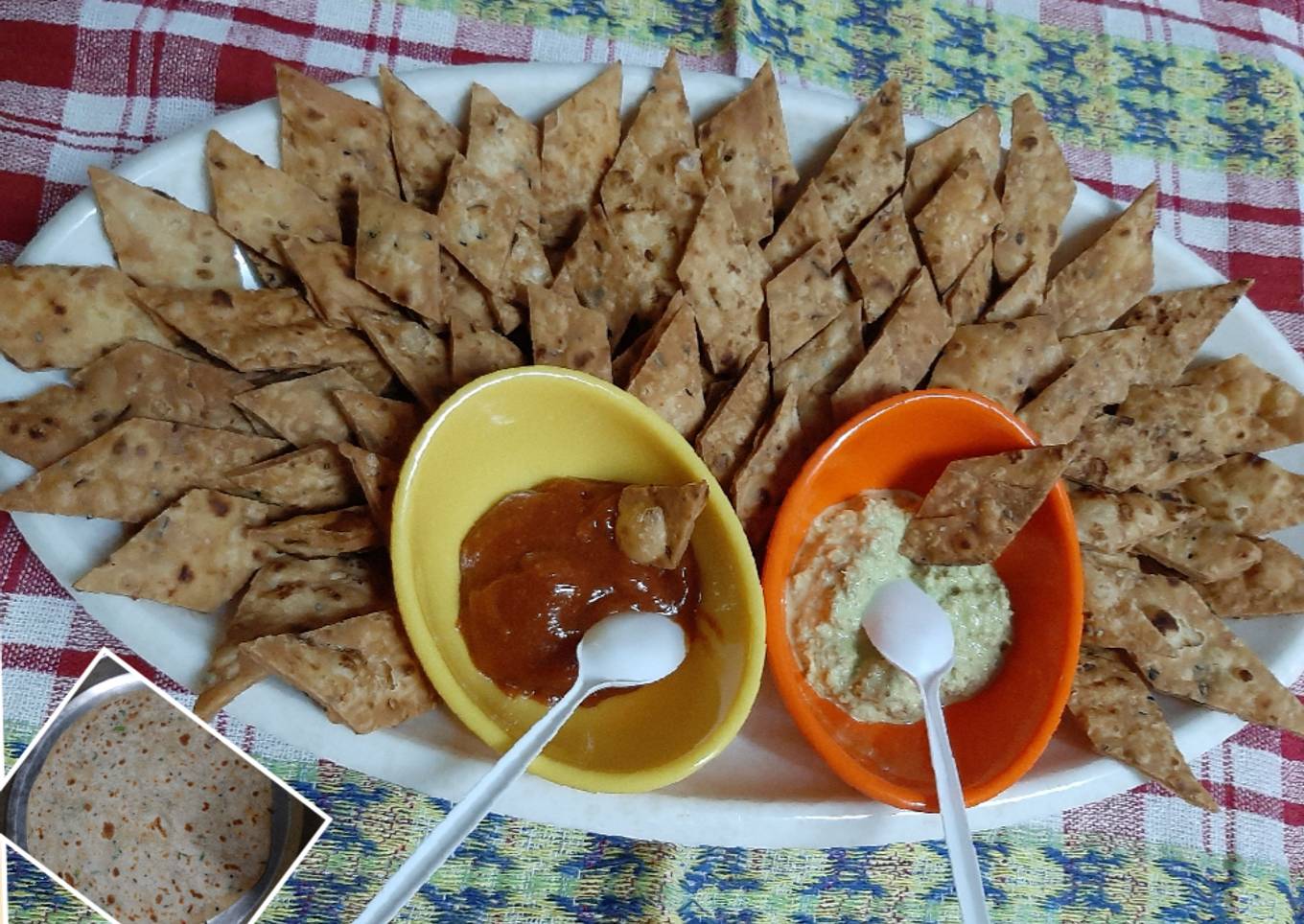 Left over spicy roti savoury snacks for any time