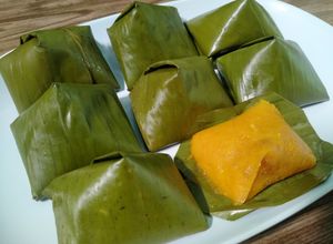 Foto resep 35.Kue bugis/mendut labu kuning