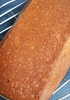 Una foto de Bizcocho de espelta con mascarpone
