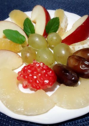 Une photo de Des fruits de saison a l'assiette ❤