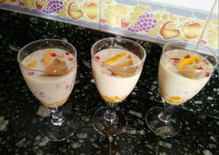 Recipe of Fruity milk custard