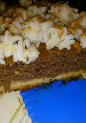 Una foto de Imposible de arroz con chocolate